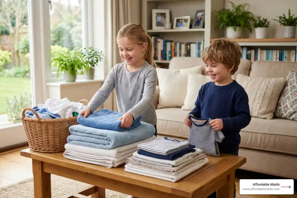 age appropriate chores for kids