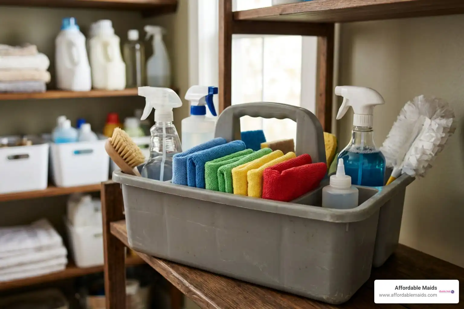 correct order to clean a house